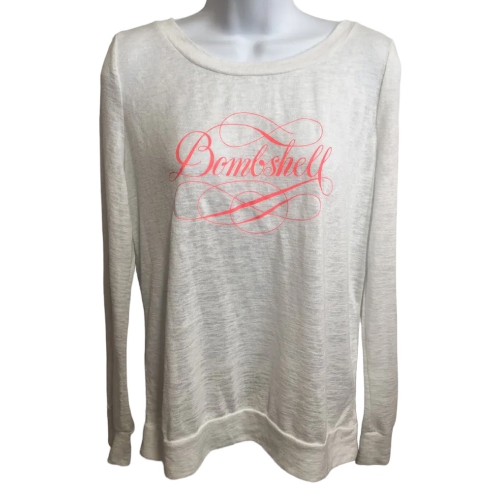 Victorias Secret Bombshell Sweater White oversized Size Small